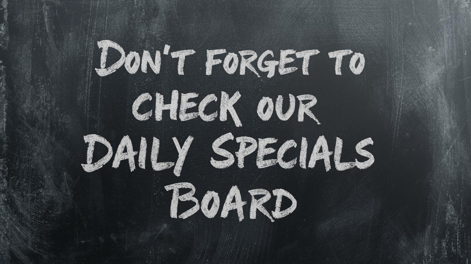 Daily Food Menu Specials, Ashbourne, Meath